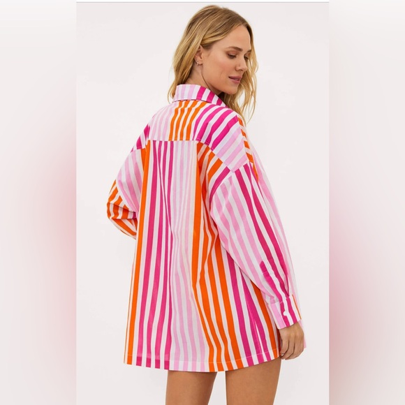 NTW Beach Riot Alexa Top in Sunset Stripes $118 Original Price now only $79 - Picture 6 of 8